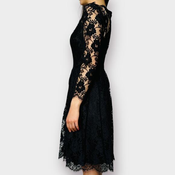 1950s‎ Style Black Lace Dress - Picture 6 of 7